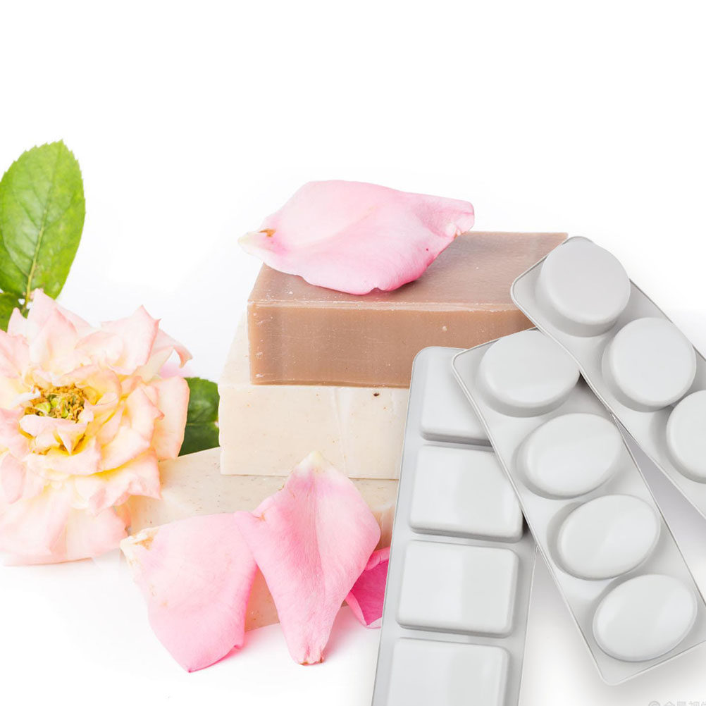 Soap Making Die - 3Pcs Silicone Soap Molds Flexible Non-Stick