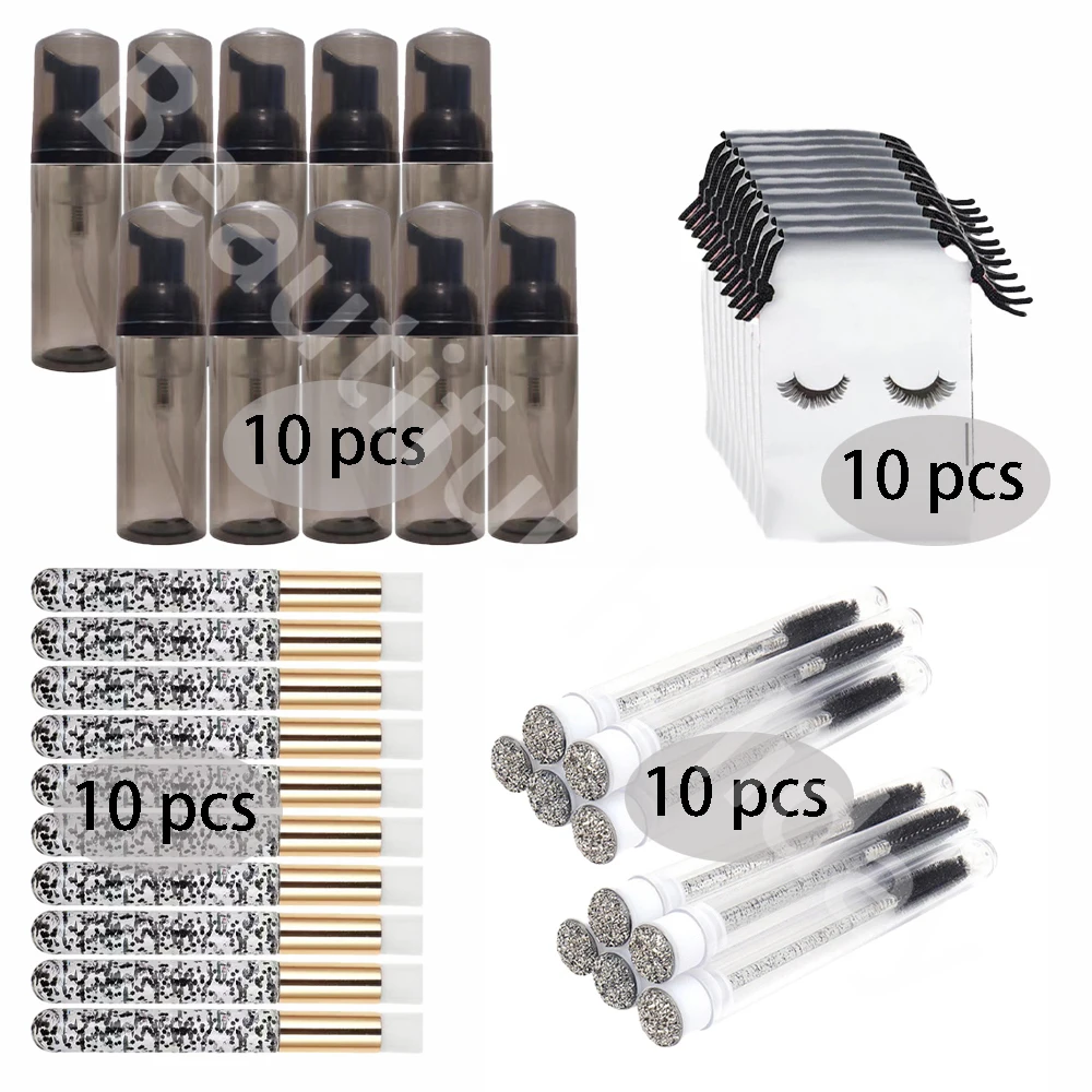 Soap Making Workshop - 40Pcs/Set Foam Bottle Brush 60ML Plastic