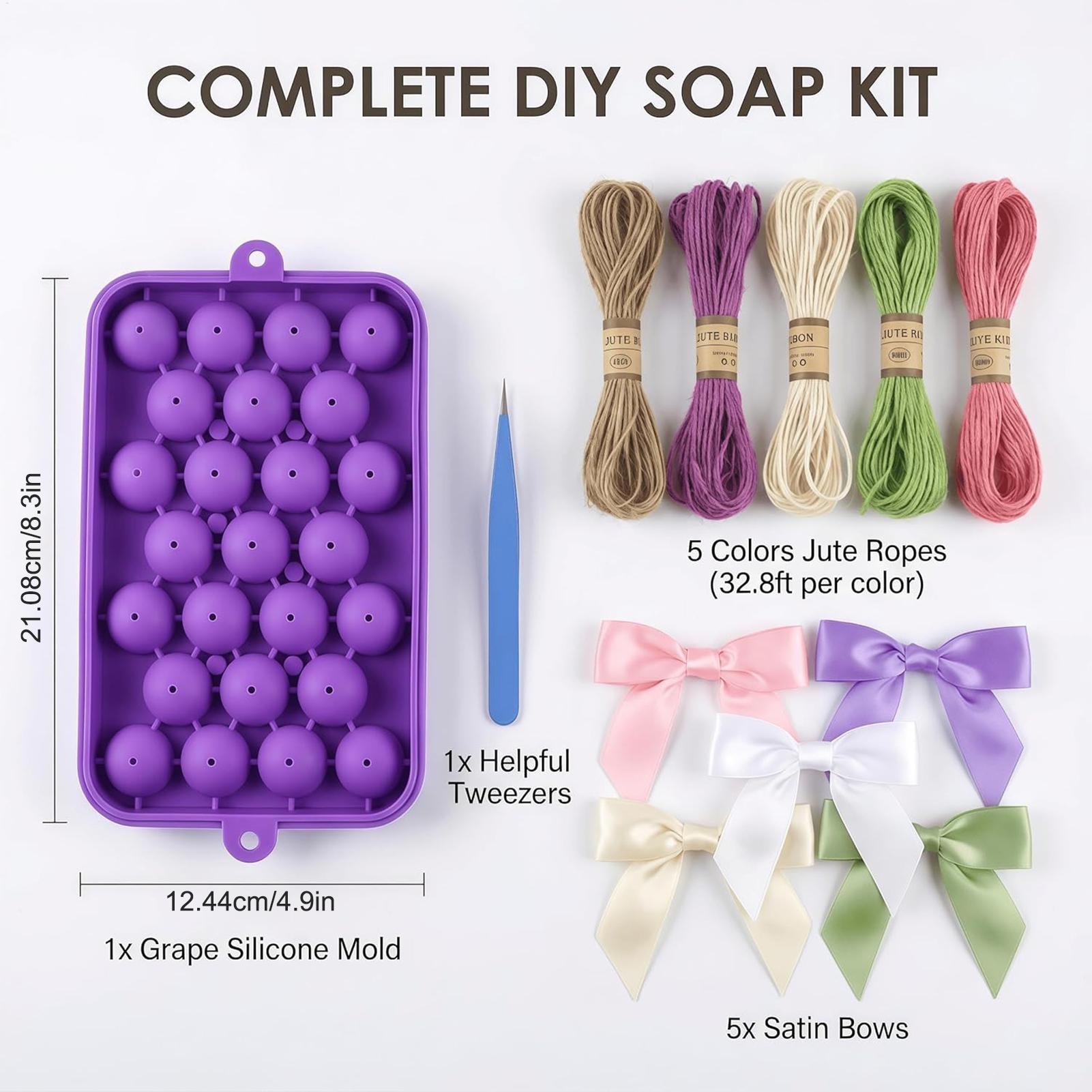 DIY Soap Making Kit Grape Soap - огляд і ціна Soap Making At Home