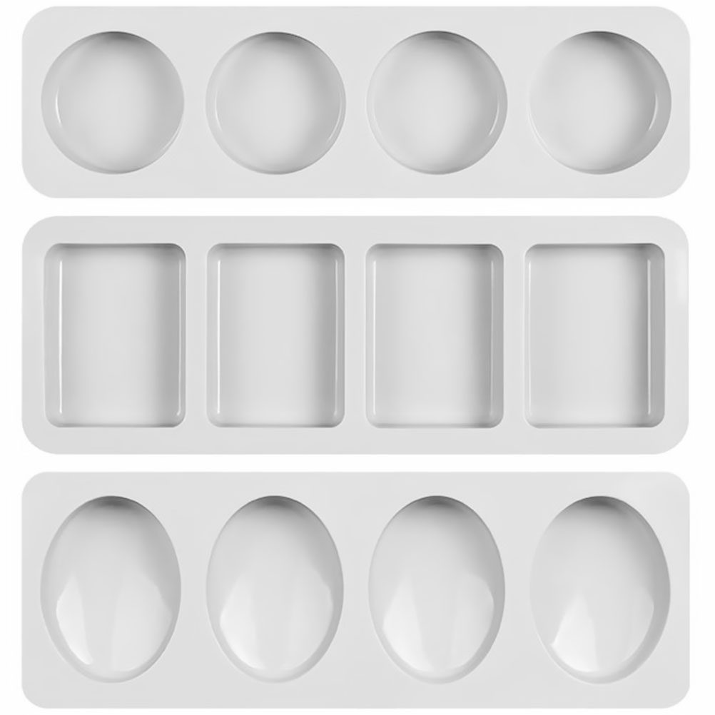 3Pcs Silicone Soap Molds Flexi - огляд і ціна Soap Making Die