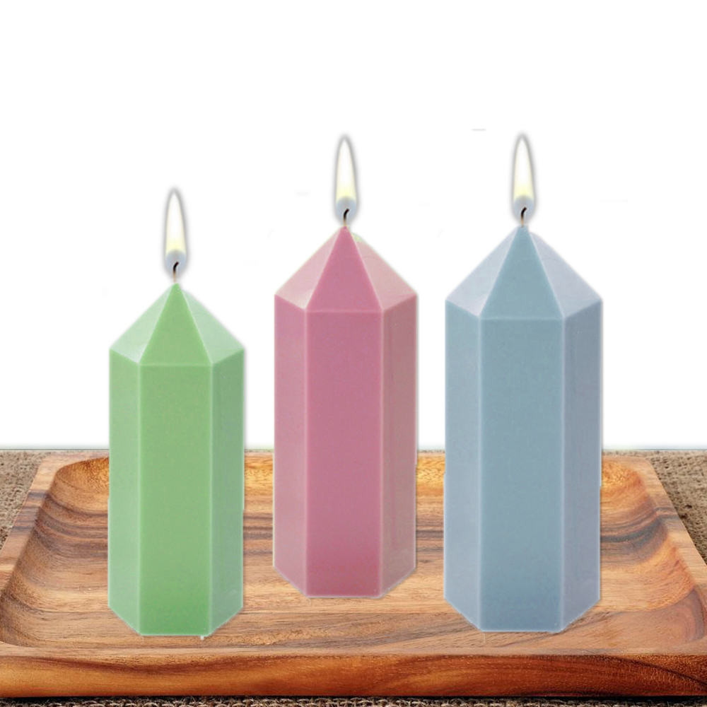 3D Hexagonal Column Candle Mol - огляд і ціна Soap Making Unit
