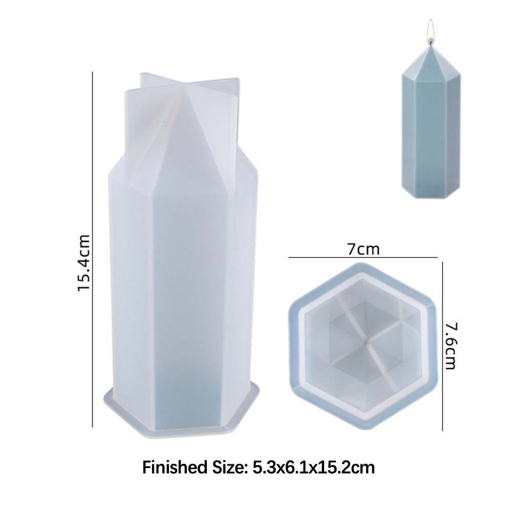 3D Hexagonal Column Candle Mol - огляд і ціна Soap Making Unit