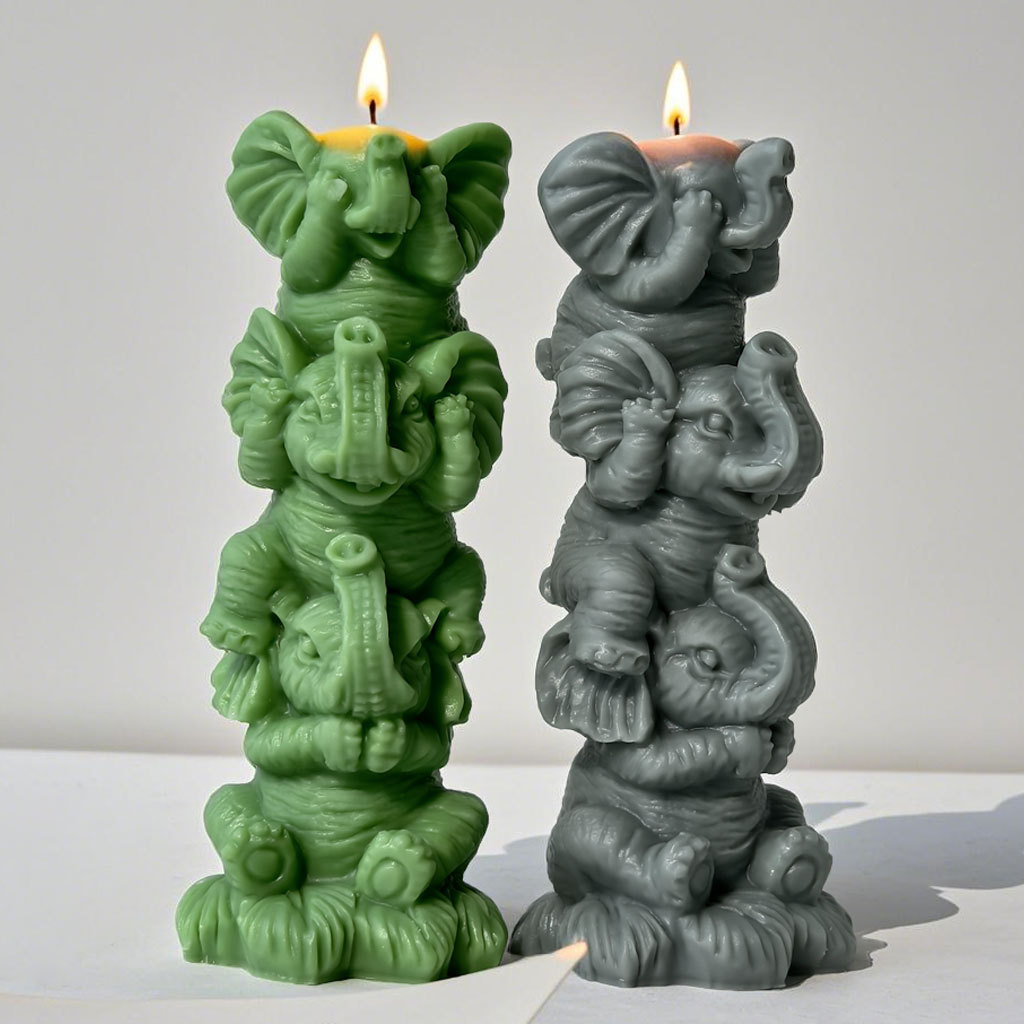 DIY Stacking Elephants Silicon - огляд і ціна Soap Making At Home