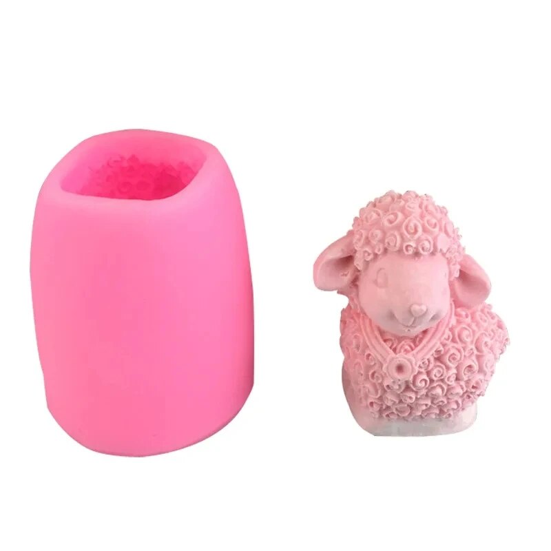 3D Sheep Silicone Candle Mold  - огляд і ціна Soap Making At Home