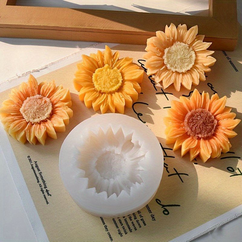 Vibrant 3D Sunflower Silicone  - огляд і ціна Soap Making Bar