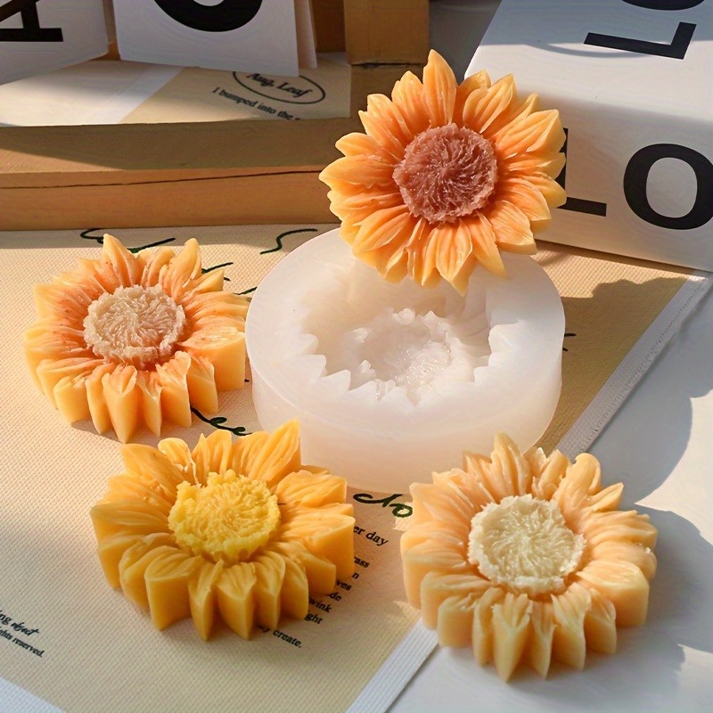 Vibrant 3D Sunflower Silicone  - огляд і ціна Soap Making Bar