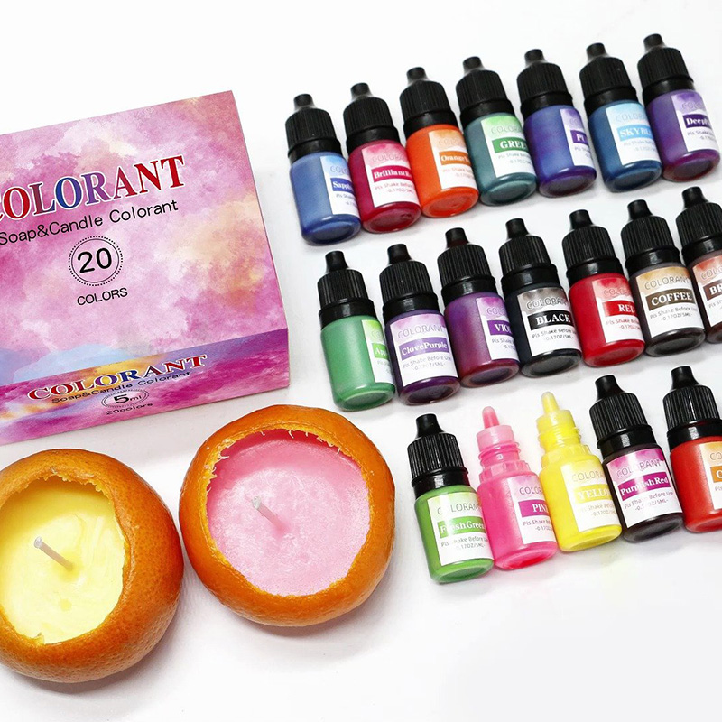 20 colors Candle Wax Pigment L - огляд і ціна Soap Making Ingredient