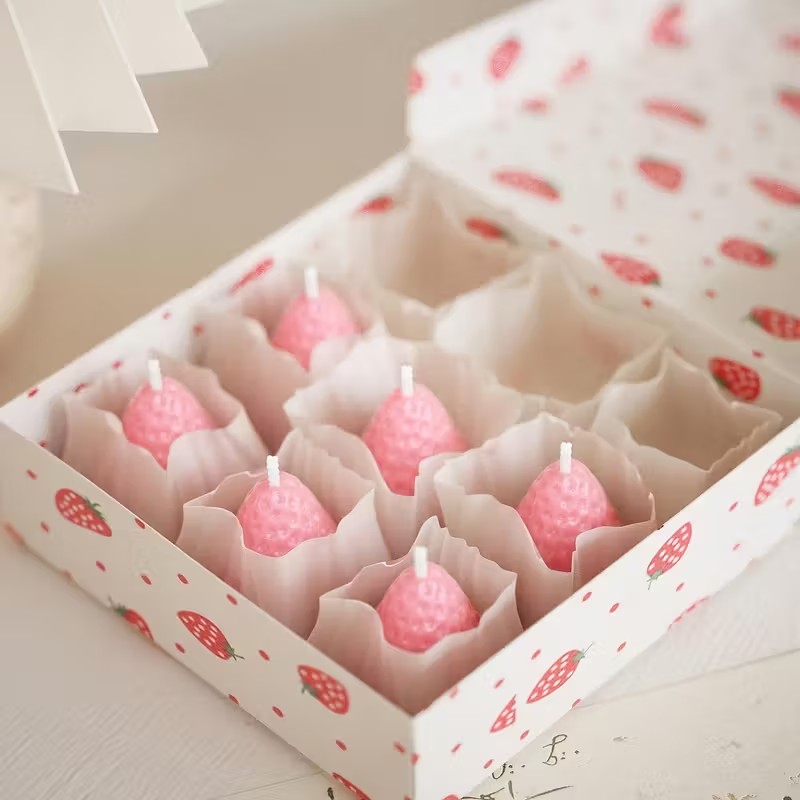 Strawberry Silicone Candle Mol - огляд і ціна Soap Making Workshop