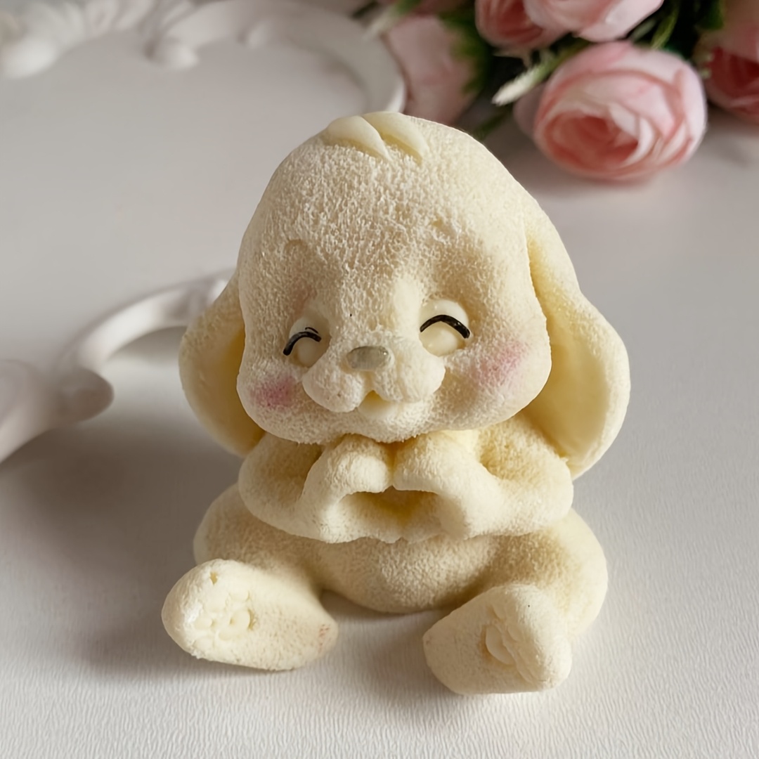 1pc Adorable Rabbit Resin Sili - огляд і ціна Soap Making Bar