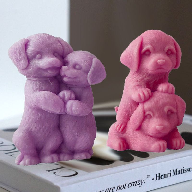 3D Labrador Dog Candle Silicon - огляд і ціна Soap Making At Home