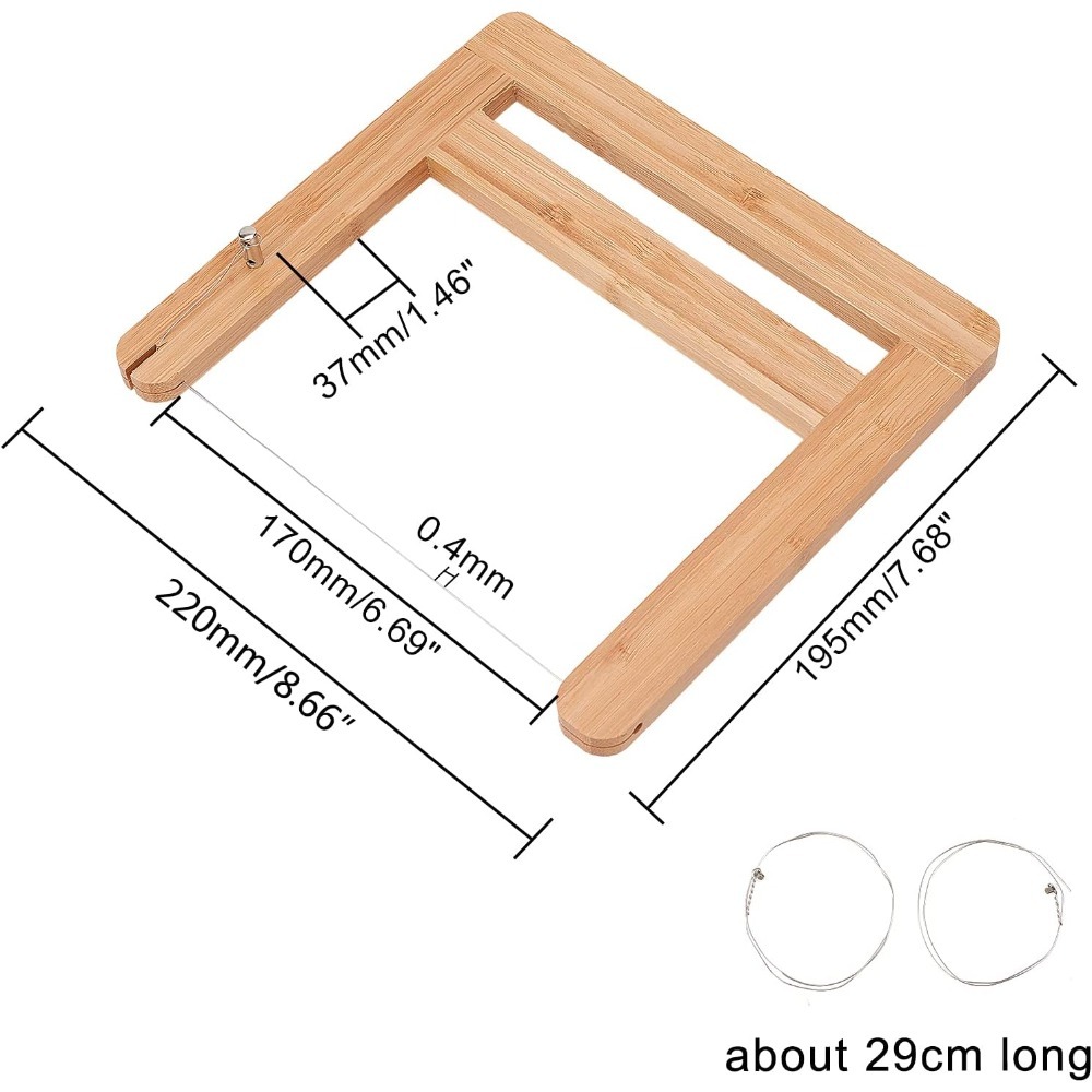 Wire Bamboo Soap Cutter Adjust - огляд і ціна Soap Cutter Wire