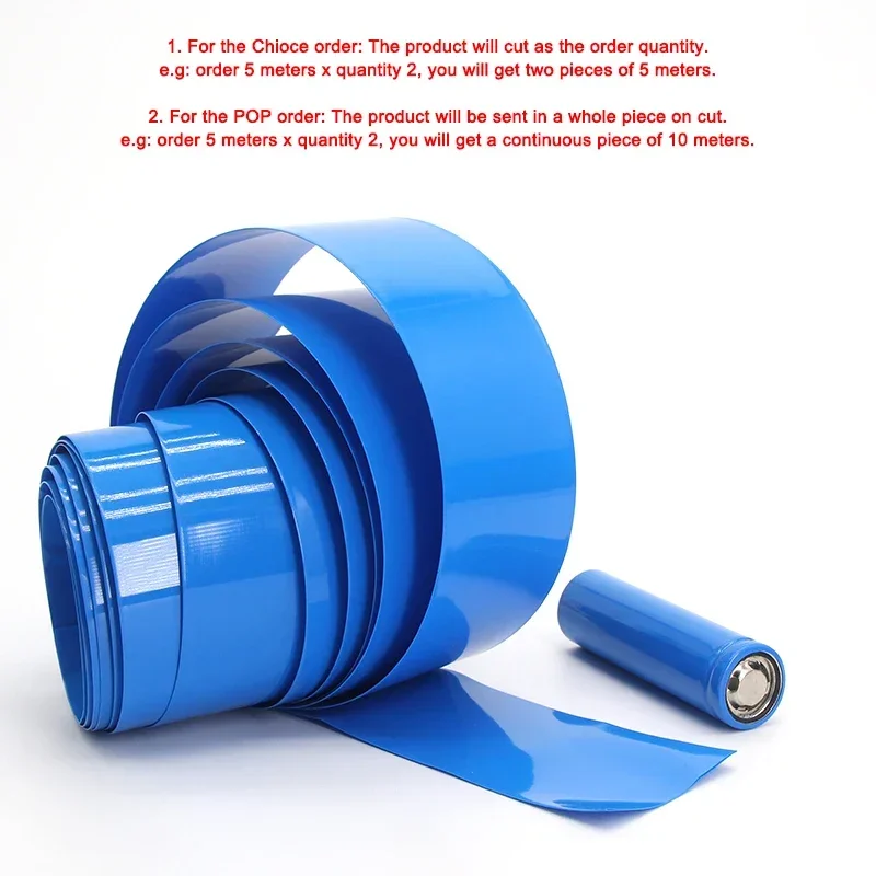 18650 PVC Heat Shrink Tube Bat - огляд і ціна Shrink Wrap Pvc