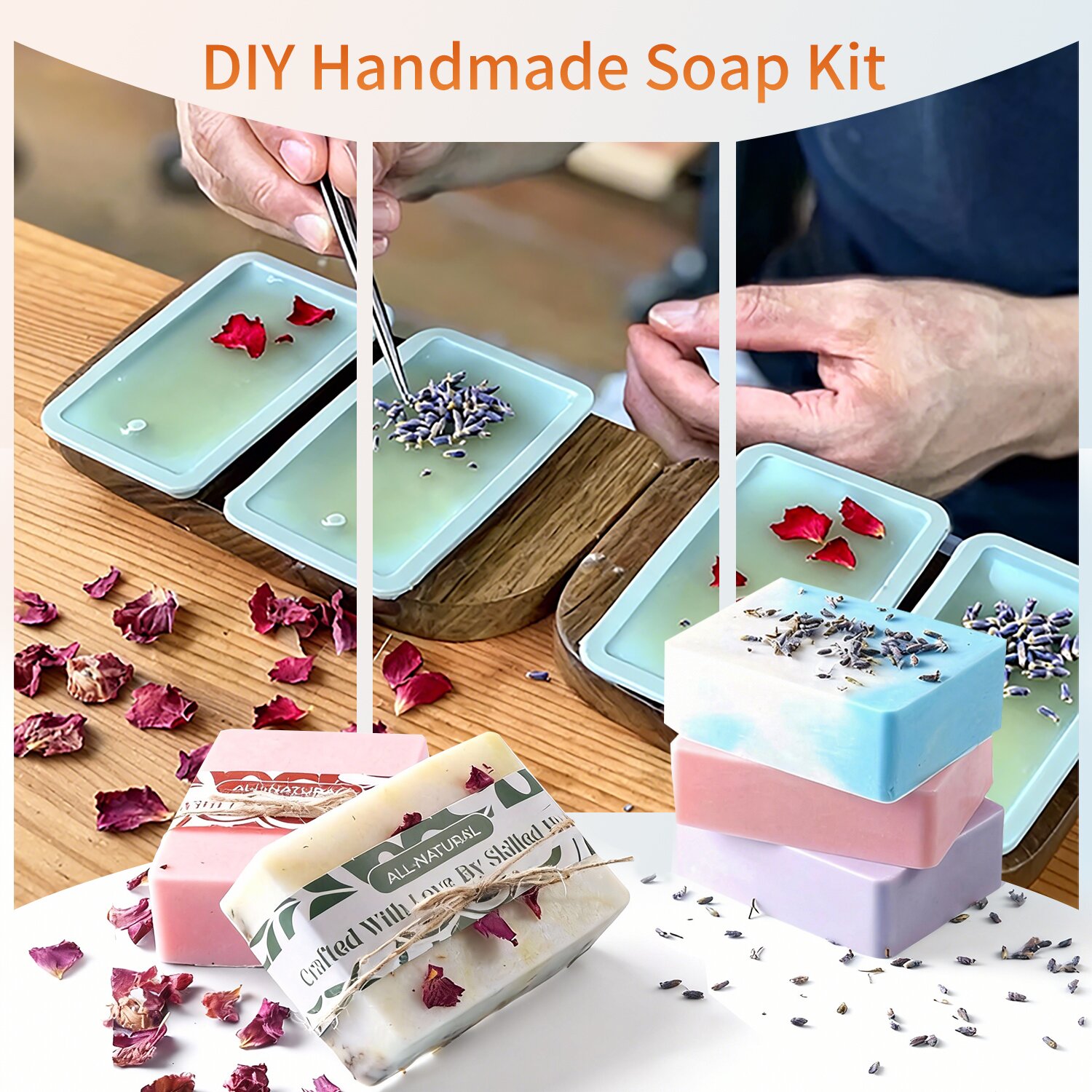 Large 𝗣𝗥𝗘𝗠𝗜𝗨𝗠 Deluxe Soap Maki - огляд і ціна Soap Making Supplies Wholesale