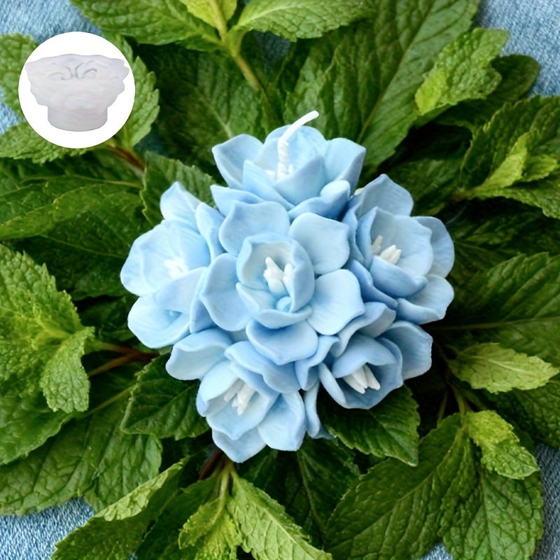 1 Hydrangea Candle Silicone Mo - огляд і ціна Soap Making Workshop