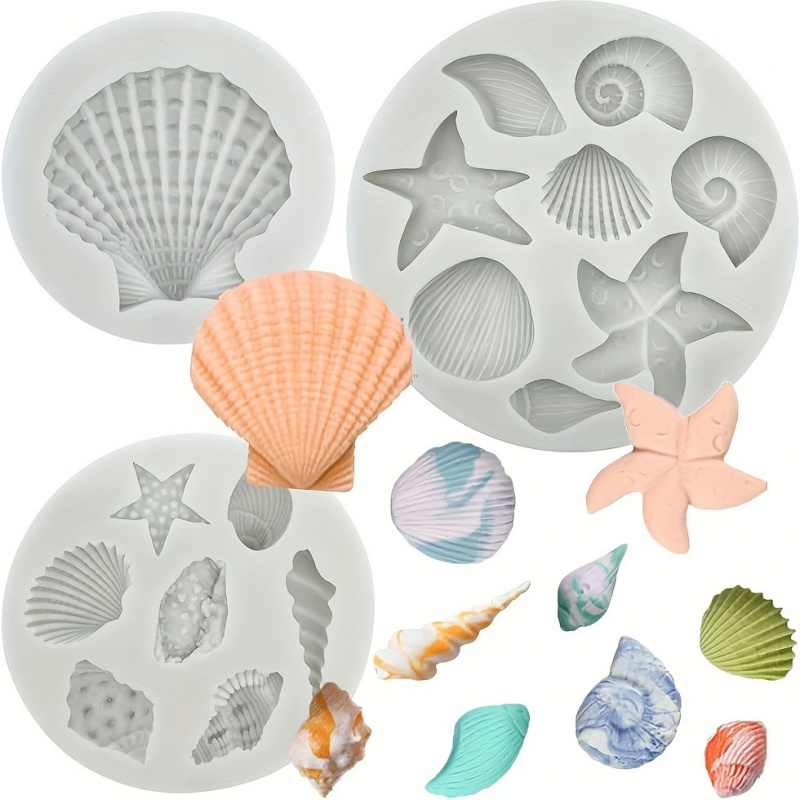 3pcs/set, Shell Mold Set, Irre - огляд і ціна Soap Making At Home
