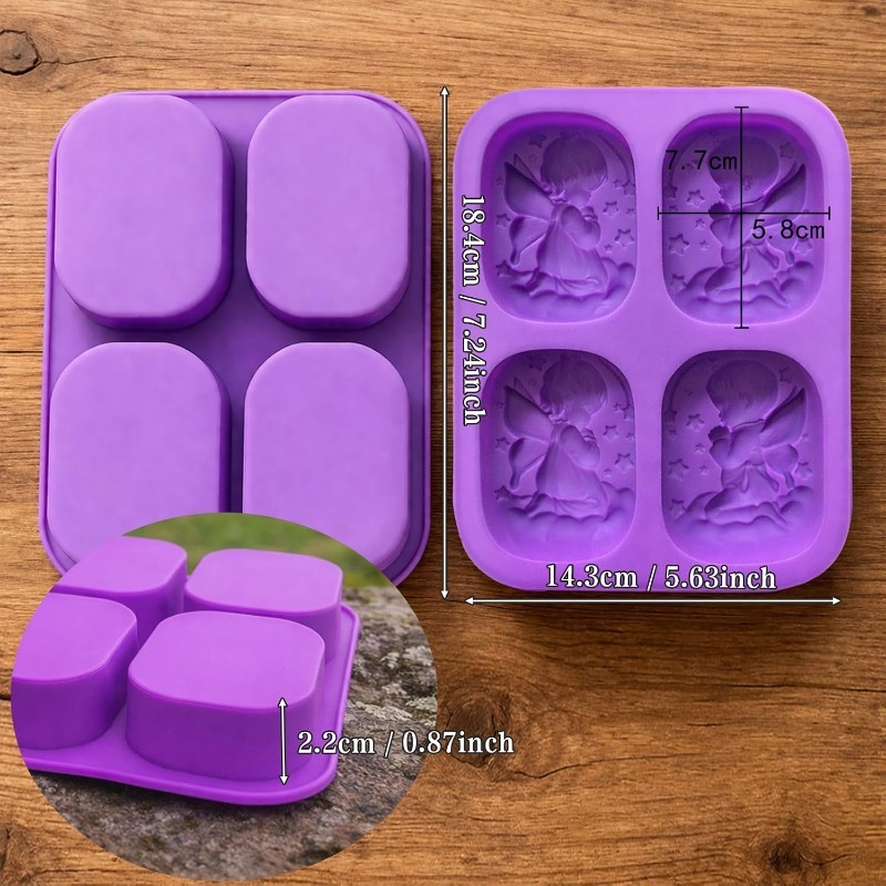 Angel Silicone Mold For Soap M - огляд і ціна Soap Making At Home