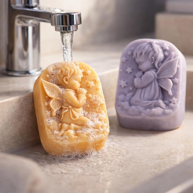 Angel Silicone Mold For Soap M - огляд і ціна Soap Making At Home