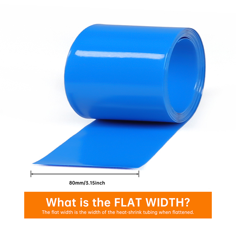 1/5m PVC Heat Shrink Tube Blue - огляд і ціна Shrink Wrap Pvc